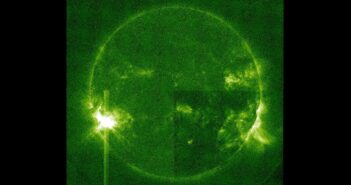 Kilka minut po fazie maksymalnej rozbłysku z 14 września / Credits - NASA, SDO