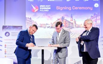 Podpisanie umowy na IAC 2027 / Credits - IAF, Michel Verpoorten