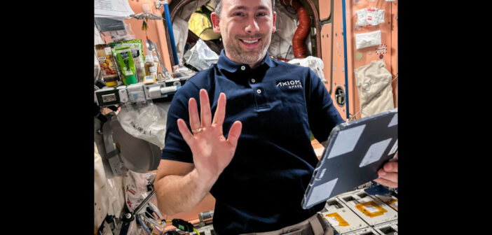 Sławosz Uznański-Wiśniewski na pokładzie ISS (27 czerwca 2025) / Credits - Axiom Space, Peggy Whitson