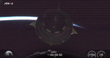 Kapsuła Dragon z Polakiem na pokładzie na orbicie - misja Axiom-4 / Credits - Axiom Space, NASA, SpaceX