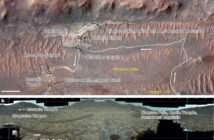 Region "Bright Angel", w którym łazik Perseverance zbadał m.in. skałę “Cheyava Falls” / Credits - NASA/JPL-Caltech/ASU/MSSS