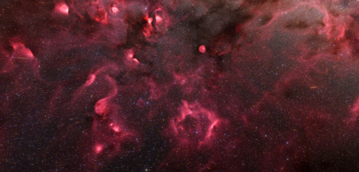 Wizualizacja pobliskich "kosmicznych żłobków" z danych sondy Gaia / Credits - ESA/Gaia/DPAC, S. Payne-Wardenaar, L. McCallum et al (2025)