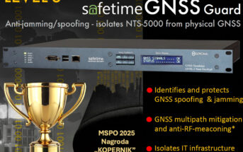 SafeTime GNSS Guard Level 3 - nagroda w konkursie KOPERNIK / Credits - Elproma