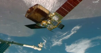 HTV-X1 tuż przed przechwyceniem przez ramię SSRMS - 29 października 2025 / Credits - NASA