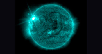 Rozbłysk klasy X1.8 z 4 listopada 2025 / Credits- NOAA, GOES-19