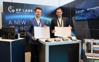 Podpisanie MoU pomiędzy Scanway a KP Labs - Space Tech Expo 2025 / Credits - Scanway, KP Labs