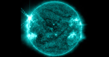 Rozbłysk klasy X1.9 z 1 grudnia 2025 / Credits - SDO, NASA