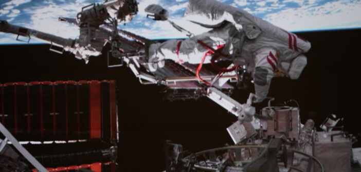 Ujęcie ze spaceru kosmicznego z 9 grudnia 2025 / Credits - CGTN