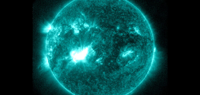 Słońce 2 minuty po fazie maksymalnej rozbłysku X1.9 z 18 stycznia 2026 / Credits - NASA, SDO