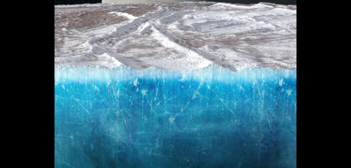 Grubość pokrywy lodowej Europy zmierzona