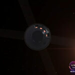 Obraz z około 09:00 CEST w dniu 3 kwietnia - MPCV Orion oddala się od Ziemi w drodze do Księżyca / Credits - NASA