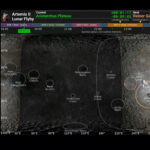 Plan obserwacji Księżyca - misja Artemis II / Credits - NASA