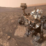 Łazik Curiosity bada skałę Mary Anning - październik 2020 / Credits - NASA