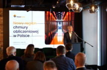 Dr Macueh Krzyżanowski, prezes Cloud Ferro na otwarciu zasobów w Łodzi / Credits - Cloud Ferro