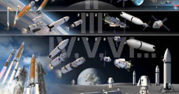 Infografika z lutego 2026, ukazująca plan powrotu na Księżyc na lata 2026 - 2028 / Credits - NASA