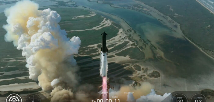 Początek dwunastego testu Starship i Super Heavy / Credits - SpaceX