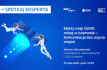 Spotkaj eksperta. Efekty misji IGNIS: mózg w kosmosie - komunikacja bez użycia mięśni / Credits - ESERO