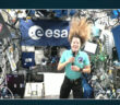 Sophie Adenot na pokładzie ISS / Credits - ESA