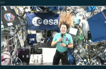 Sophie Adenot na pokładzie ISS / Credits - ESA