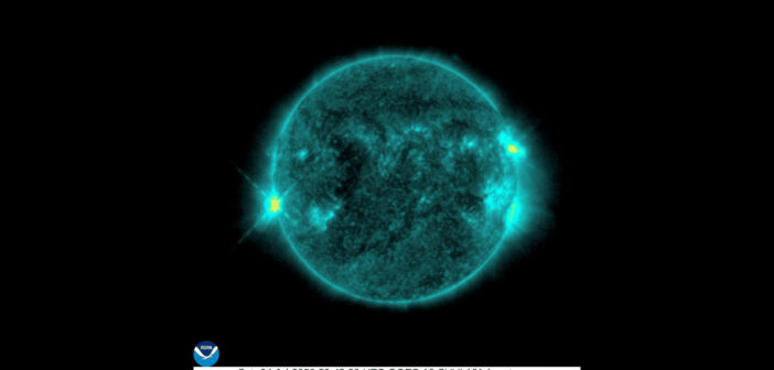 Słońce tuż po emisji rozbłysku X1.3 z 4 lipca 2026 / Credits - GOES-19 / SUVI, NOAA