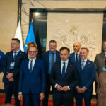 Delegacja ESA, polski astronauta oraz przedstawiciele rządowi na konferencji IGNIS - Trajektorie Przyszłości / Credits - K. Kanawka, kosmonauta.net