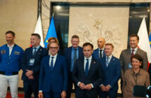 Delegacja ESA, polski astronauta oraz przedstawiciele rządowi na konferencji IGNIS - Trajektorie Przyszłości / Credits - K. Kanawka, kosmonauta.net