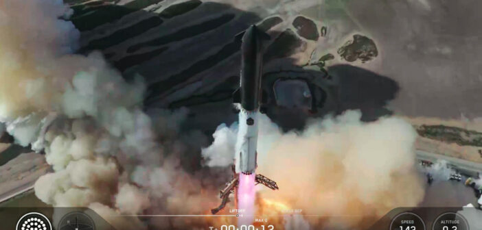 Początek trzynastego testu Starship i Super Heavy - 25.07.2026 / Credits - SpaceX