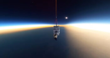 Ujęcia z misji balonu stratosferycznego z zaćmienia Słońca w Hiszpanii / Credits - Krzysztof Maciejowski