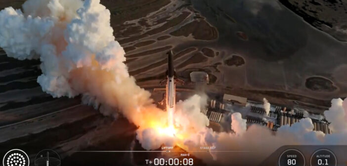 Pierwszy orbitalny test Starshipa / Credits - SpaceX