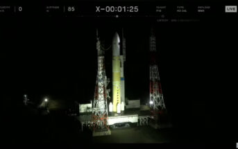 Rakieta H3 tuż przed startem misji MMX / Credits - JAXA
