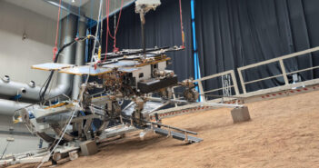 Testy rampy do misji ExoMars / Credits - Thales Alenia Space, ESA